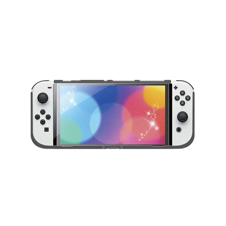 KJH NS-063 Game Console TPU Protective Shell Consoles Anti-Skid Anti-Fall Protective Cover For Switch OLED(Transparent) - Cases by KJH | Online Shopping UK | buy2fix