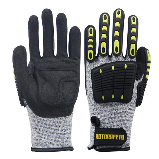 ROTOSAFETY RZT-HFZ20 Shock-Proof Anti-Smashing Anti-Cutting Anti-Collision Gloves TPR Mechanical Maintenance Fire Rescue Miners Mining Anti-Stab Gloves, Size: XL - Workplace Safety Supplies by buy2fix | Online Shopping UK | buy2fix