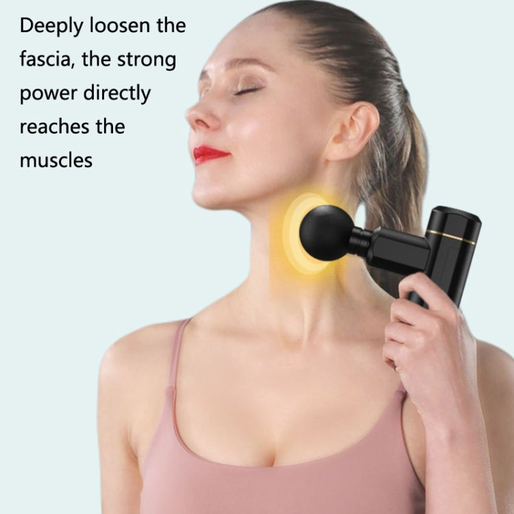 PINNAI Mini Electric Fascia Instrument Muscle Neck Membrane Relaxing Massager(Black) - Massage gun & Accessories by PINNAI | Online Shopping UK | buy2fix