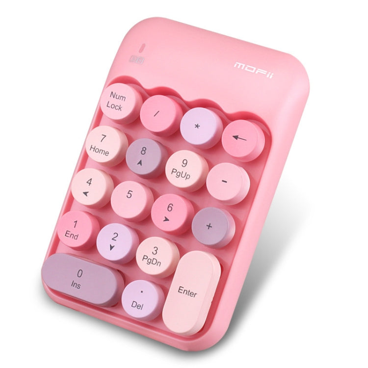 MOFii X910 2.4G 18 Keys 1600 DPI Wireless Numeric  Keypad(Pink) - Wireless Keyboard by MOFii | Online Shopping UK | buy2fix