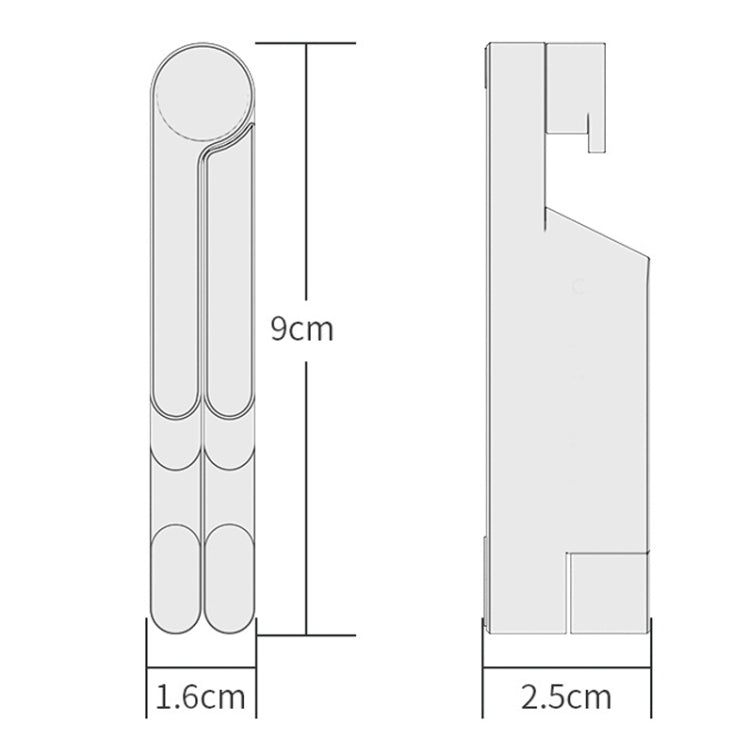 Boneruy T1  Aluminum Alloy Folding Mobile Phone Stand Tablet Computer Stand(Black) - Desktop Holder by BONERUY | Online Shopping UK | buy2fix