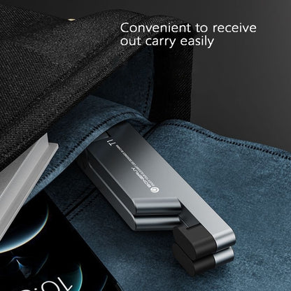 Boneruy T1  Aluminum Alloy Folding Mobile Phone Stand Tablet Computer Stand(Black) - Desktop Holder by BONERUY | Online Shopping UK | buy2fix