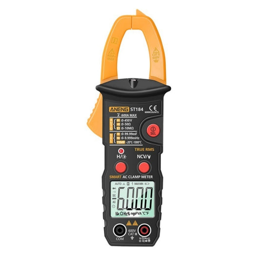 ANENG ST184 Automatically Identify Clamp-On Smart Digital Multimeter(Yellow) - Consumer Electronics by ANENG | Online Shopping UK | buy2fix