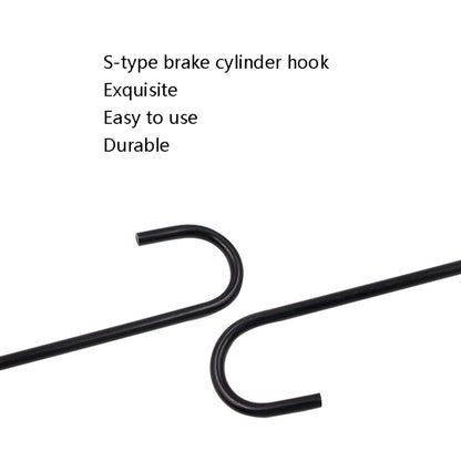 8 PCS S-Type Brake Pump Hanging Hook(Black) - In Car by buy2fix | Online Shopping UK | buy2fix