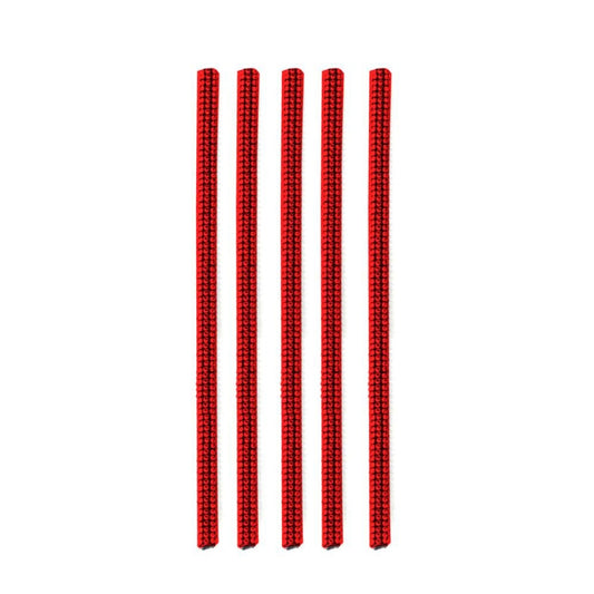 5 PCS Car Outlet Diamond Decorative Strip Air Conditioning Port U-Shaped Clip Strip(Red) - In Car by buy2fix | Online Shopping UK | buy2fix