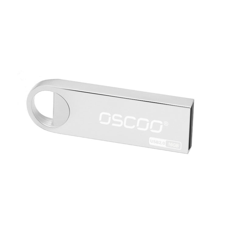 OSCOO 002U-2 USB 2.0 Metal Mini U Disk, Capacity: 16GB - USB Flash Drives by OSCOO | Online Shopping UK | buy2fix