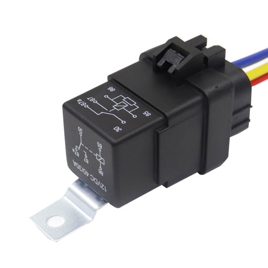 1040 5 Pin Waterproof Integrated Automotive Relay With Bracket, Rated voltage: 24V - In Car by buy2fix | Online Shopping UK | buy2fix