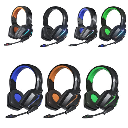 Soyto SY-G20 RGB Dual Streamer Gaming Computer Headset, Style: Lighting Version (Black Blue) - Multimedia Headset by Soyto | Online Shopping UK | buy2fix