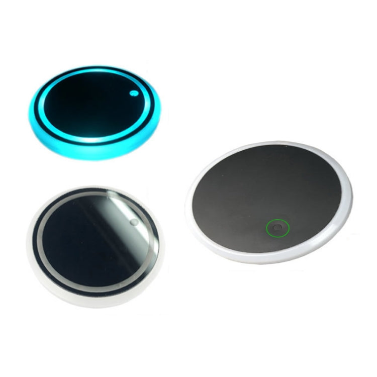 1 Pair 68mm LED Smart Light-Emitting Coaster Light Car Cup Slot Atmosphere Light(Star) - In Car by buy2fix | Online Shopping UK | buy2fix