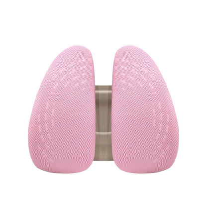 5297 Car Massage Seat Cushion(Beige with Pink) - In Car by buy2fix | Online Shopping UK | buy2fix