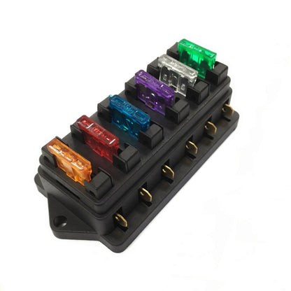 F458-Z Direct 6-Way Fuse Holder Car DC Modification Insurance Box - In Car by buy2fix | Online Shopping UK | buy2fix