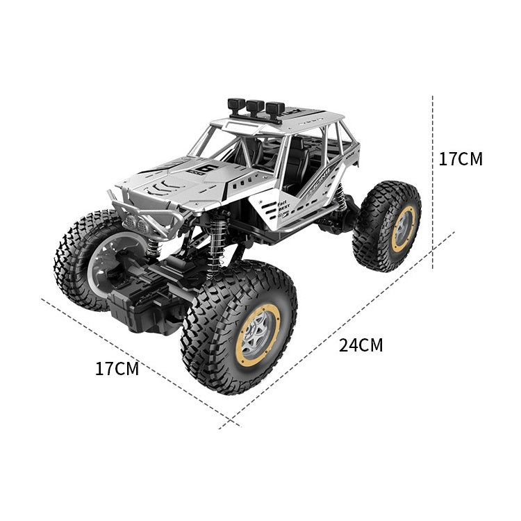 JZRC Alloy Remote Control Off-Road Vehicle Charging Remote Control Car Toy For Children Large Alloy Silver - RC Cars by JZRC | Online Shopping UK | buy2fix