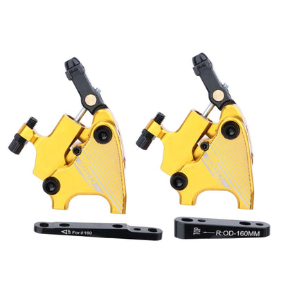 1 Pair IIIPRO Flat Mount Road Calipers Bilateral Brakes(Gold) - Outdoor & Sports by IIIPRO | Online Shopping UK | buy2fix