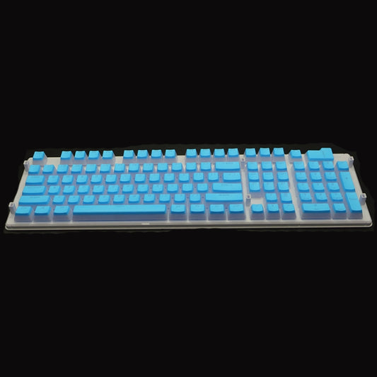 Pudding Double-layer Two-color 108-key Mechanical Translucent Keycap(Sky Blue) - Silicone / Sticker by buy2fix | Online Shopping UK | buy2fix