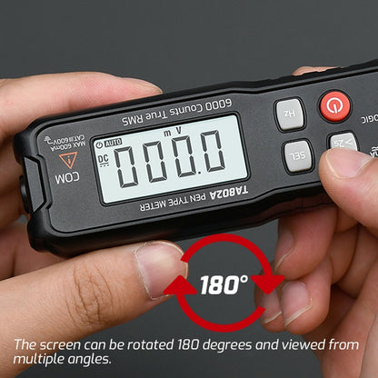 TASI Pen Multimeter Small Portable Intelligent Universal Table, Style: TA802A Automatic Range - Digital Multimeter by TASI | Online Shopping UK | buy2fix