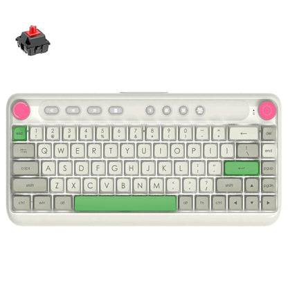 Ajazz B21 68 Keys Bluetooth Wired Mechanical Keyboard, Cable Length:1.6m(Red Shaft) - Wired Keyboard by Ajazz | Online Shopping UK | buy2fix