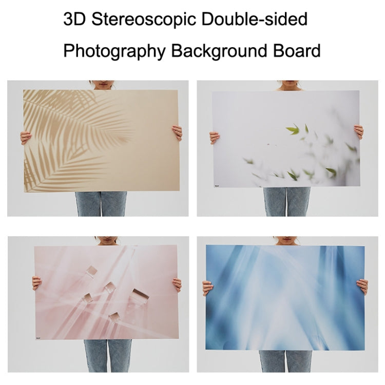 2 PCS 3D Stereoscopic Double-sided Photography Background Board(Casual Hand) - Camera Accessories by buy2fix | Online Shopping UK | buy2fix