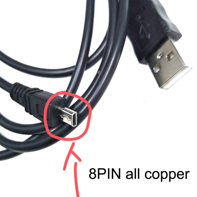 20 PCS 8Pin SLR Camera Cable USB Data Cable For Nikon UC-E6, Length: 1m Without Magnetic Ring - Camera Accessories by buy2fix | Online Shopping UK | buy2fix