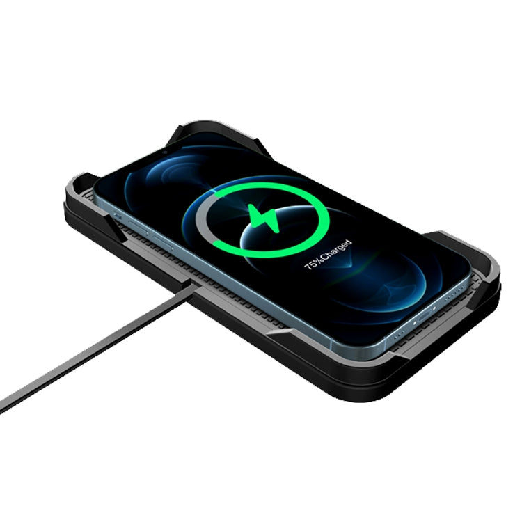 POLMXS C12 Car Anti-Slip Wireless Charger - In Car by buy2fix | Online Shopping UK | buy2fix