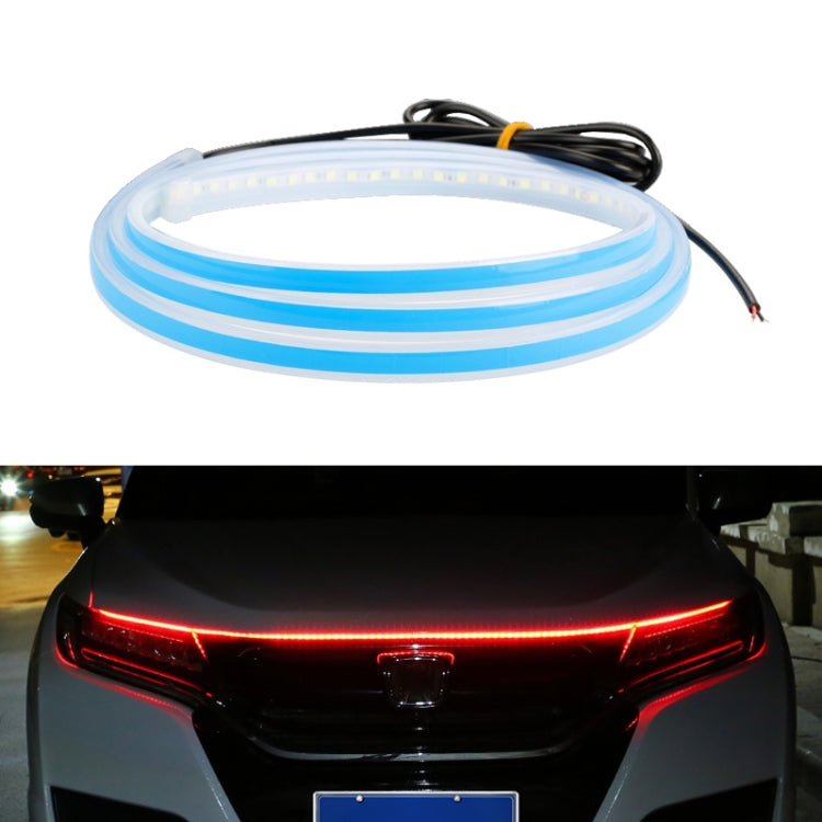 Car LED Streamer Decorative Hood Atmosphere Lights, Style: Monochrome Red Light(1.8m) - In Car by buy2fix | Online Shopping UK | buy2fix