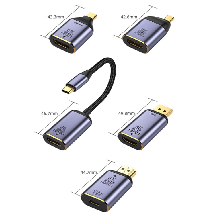 Type-C Female to HDMI Male 8K Converter, Style: 8K-002 - Computer & Networking by buy2fix | Online Shopping UK | buy2fix