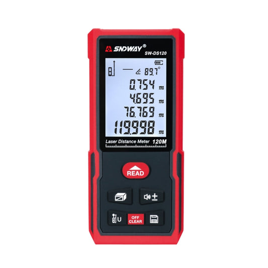 SNDWAY SW-DS120 Handheld Laser Rangefinder Infrared Laser Ruler, Distance: 120m - Laser Rangefinder by SNDWAY | Online Shopping UK | buy2fix