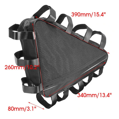 693-1 Mountain Bike Battery Pouch Large Capacity Storage Bag, Size: 39x34x26x8cm(Black) - Bicycle Bags by buy2fix | Online Shopping UK | buy2fix