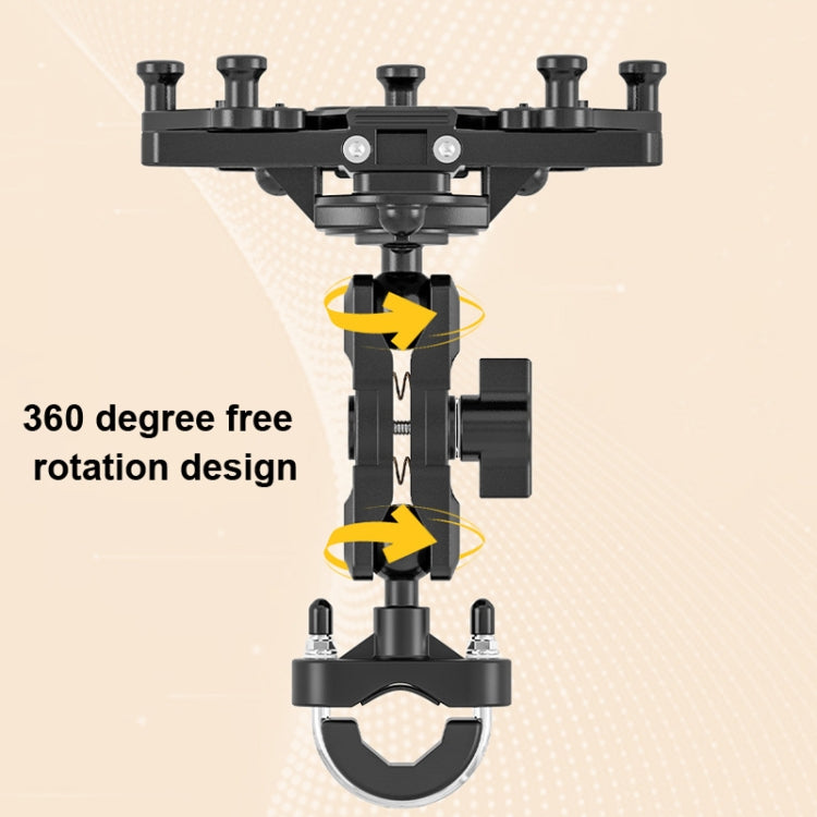 Motorcycle Bracket Crab Navigation Phone Bracket,Style： Y-type - In Car by buy2fix | Online Shopping UK | buy2fix