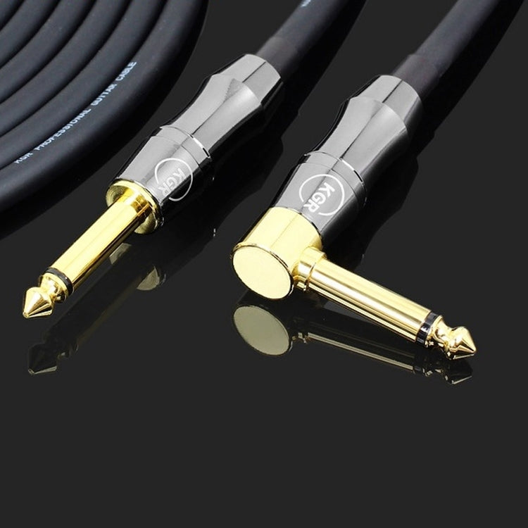 KGR Guitar Cable Keyboard Drum Audio Cable, Specification: 3m(Elbow Straight Jack) - Instrument Audio Cables by KGR | Online Shopping UK | buy2fix