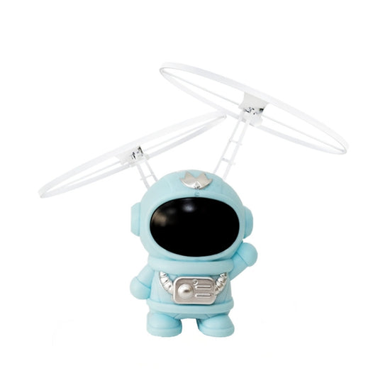 Induction Steel Man Aircraft Gyro Robot Luminous Toy For Children(Blue Astronauts) - Fly Toys by buy2fix | Online Shopping UK | buy2fix