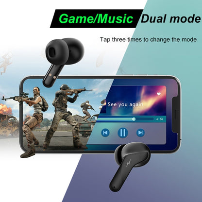 Ajazz  A1 TWS Binaural Stealth Game Noise-cancelling Wireless Bluetooth Earphone(Black) - Bluetooth Earphone by Ajazz | Online Shopping UK | buy2fix