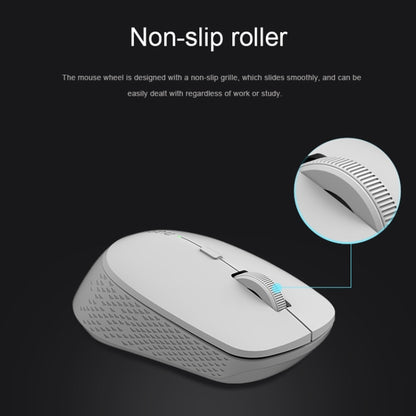 Rapoo M300G 1600DPI 3 Keys Laptop Office Silent Wireless Bluetooth Mouse(Light Gray) - Wireless Mice by Rapoo | Online Shopping UK | buy2fix