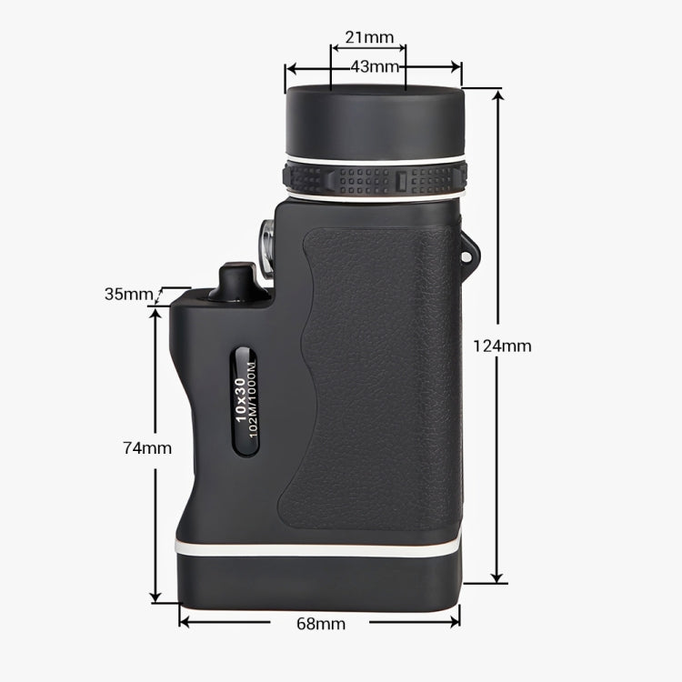 CS-1030 10X Colorful High List Binoculars with Infrared Light(Cherry Pink) - Monocular Binoculars by buy2fix | Online Shopping UK | buy2fix
