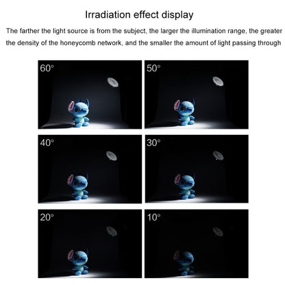 GODOX SN1002 Honeycomb Mesh Reflector Light Effect Accessory For 17cm Standard Cover, Density: 60° - Camera Accessories by GODOX | Online Shopping UK | buy2fix