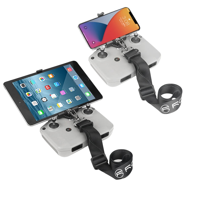 RCSTQ Remote Control Phone Tablet Bracket for DJI Mavic 3/Mini 2/Mini 3 Pro,Style: With Thin Lanyard - DJI & GoPro Accessories by RCSTQ | Online Shopping UK | buy2fix