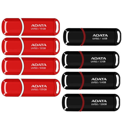 ADATA UV150 High Speed USB3.1 Business USB Flash Drive, Capacity: 128GB(Black) - USB Flash Drives by ADATA | Online Shopping UK | buy2fix