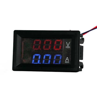 Dual-Display Voltage Current Meter Digital DC Voltage Meter, Specification: 10A (Red Blue) - Consumer Electronics by buy2fix | Online Shopping UK | buy2fix