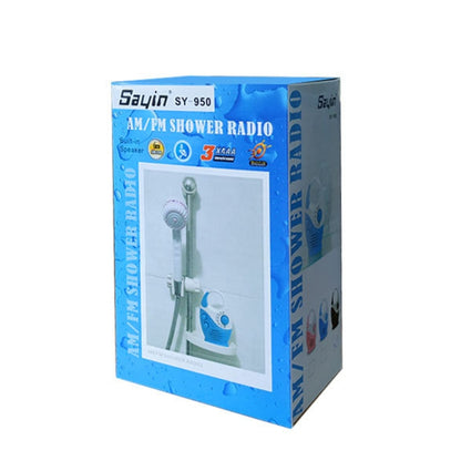 Sayin SY-950 Portable Waterproof Small Radio AM/FM Universal Band Elder Radio(Blue) - Consumer Electronics by Sayin | Online Shopping UK | buy2fix