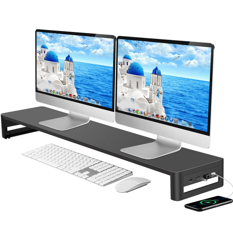 Vaydeer Multifunctional Desktop Widening Monitor Rack, Spec: Single-layer Type (No USB) - Host Bracket by Vaydeer | Online Shopping UK | buy2fix