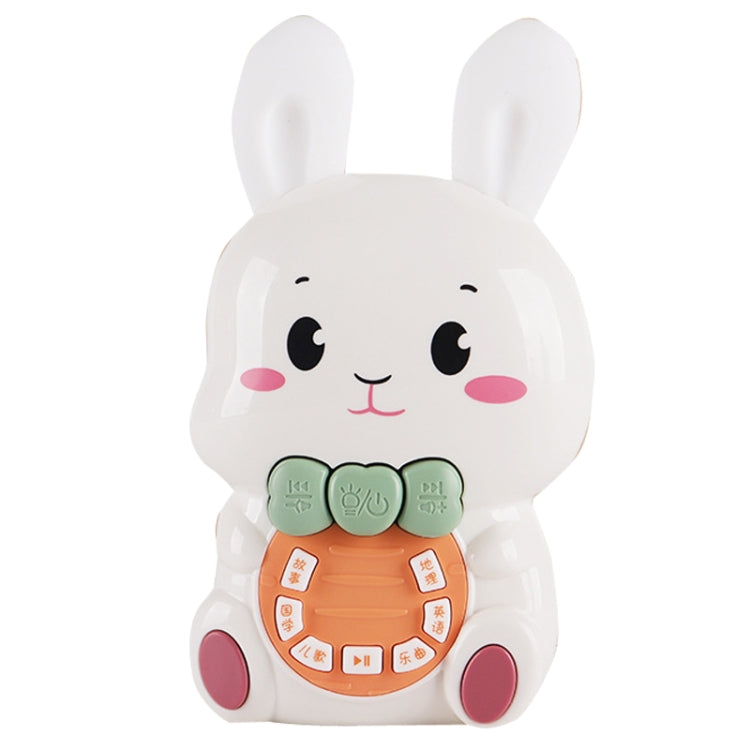 Children Singing Puzzle Luminous Rabbit Early Education Learning Machine(White) - Learning & Machines by buy2fix | Online Shopping UK | buy2fix