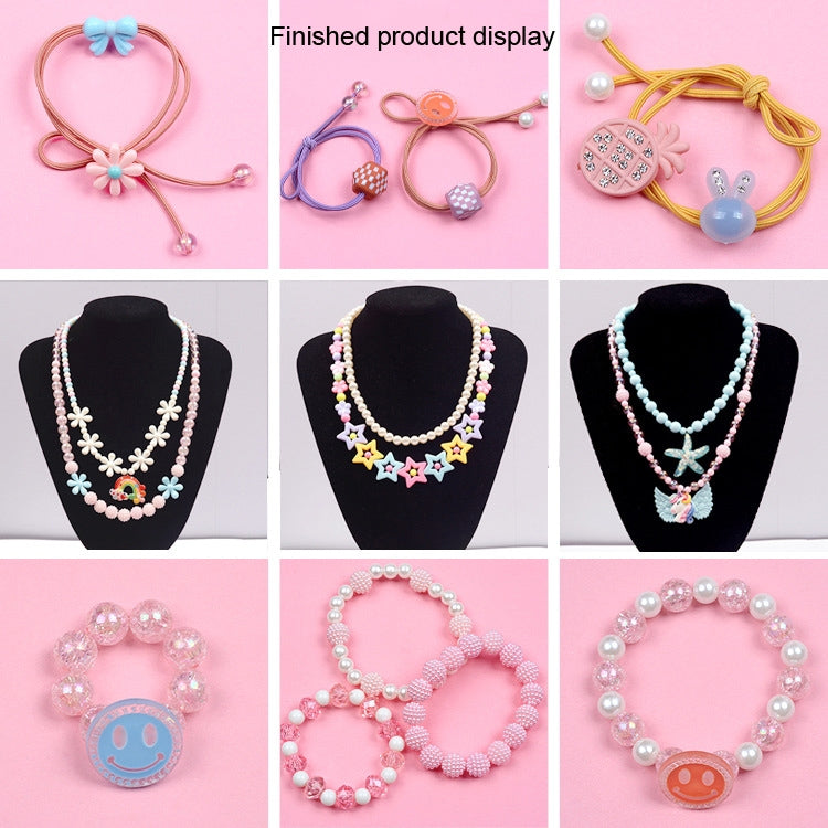 24 Grid Acrylic Beaded Kids DIY Necklace Bracelet Toys(Light-colored Candy) - DIY Developmental Toys by buy2fix | Online Shopping UK | buy2fix