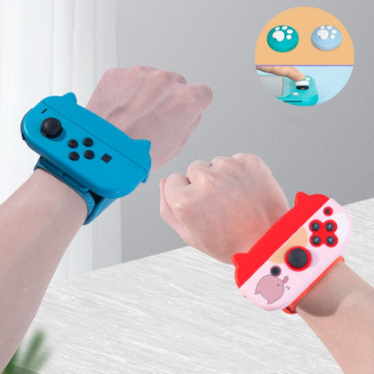 Dancing Wrist Bracelet Game Handle Strap For Switch JOY-CON(Purple Orange 29cm) - Gamepads by buy2fix | Online Shopping UK | buy2fix