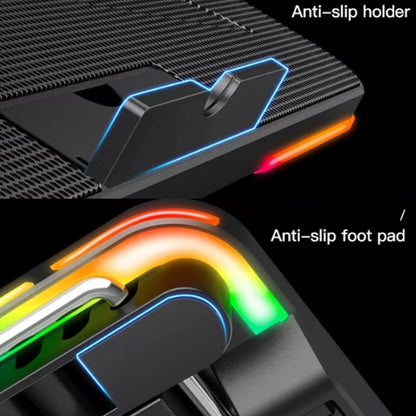 CoolCold F5  Laptop Radiator Bracket Office Desk Adjustable Laptop Cooler,Style: Fantasy Edition - Cooling Pads by CoolCold | Online Shopping UK | buy2fix