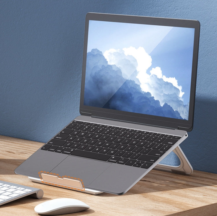 D33  2 Fan Laptop Cooling Bracket Folding Portable Liftable Tablet Bracket(Black) - Computer & Networking by buy2fix | Online Shopping UK | buy2fix
