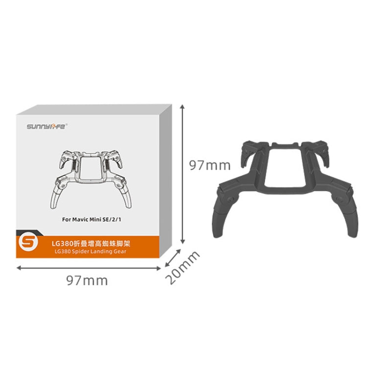 Sunnylife LG380 Heightening Spider Tripod Folding Drop Protection Bracket For DJI Mini 2 / SE(Dual -color) - Other by Sunnylife | Online Shopping UK | buy2fix