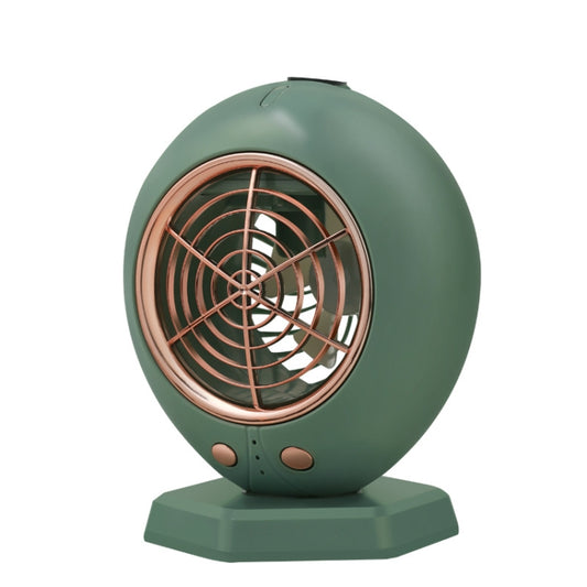Home Office Portable Desktop Spray Fan Air Cooler, Spec: Battery Model(Green) - Consumer Electronics by buy2fix | Online Shopping UK | buy2fix