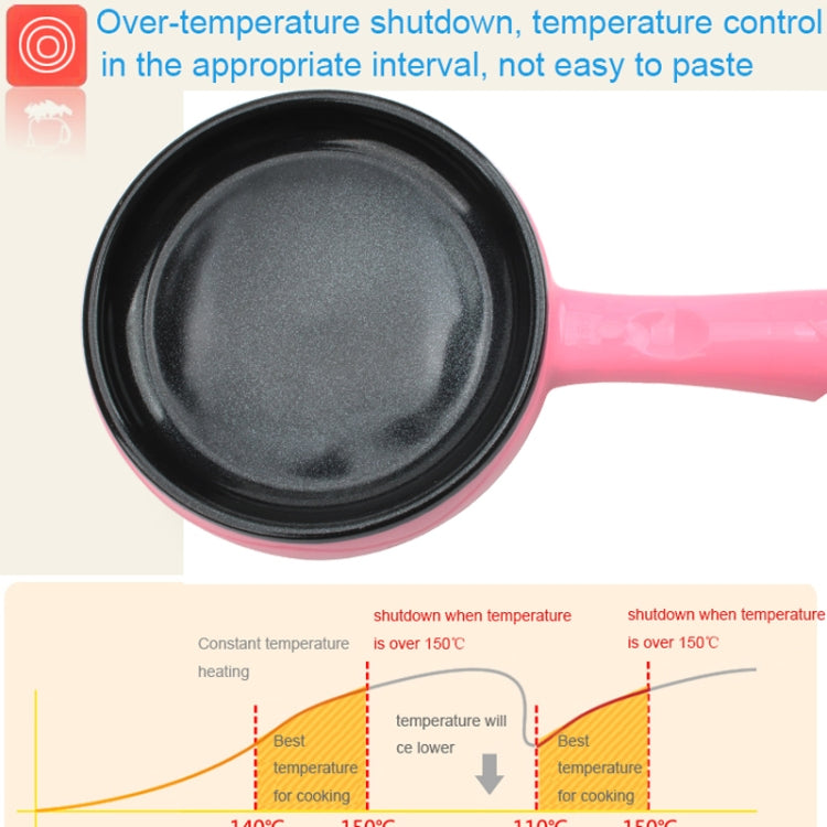 350W Electric Egg Omelette Cooker Frying Pan Steamer Cooker,EU Plug,Style: Double Layer Set Pink - Electric Skillets by buy2fix | Online Shopping UK | buy2fix