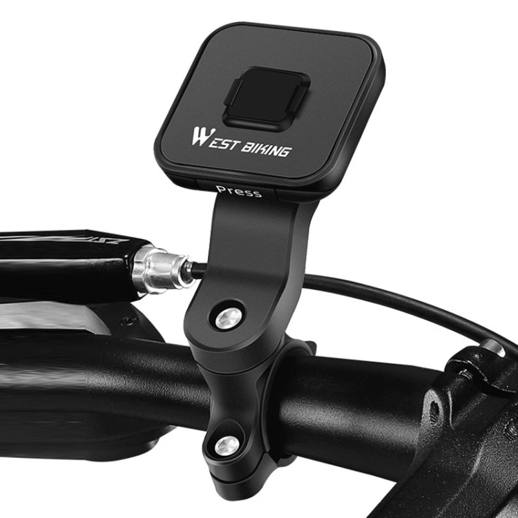 WEST BIKING YP0715060 Bicycle Strong Magnetic Attraction 360 Degree Rotating Navigation Phone Bracket(Black) - Holders by WEST BIKING | Online Shopping UK | buy2fix