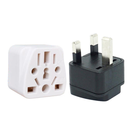 2 PCS WY-7 10A 250V UK Plug Converter(Black) - Consumer Electronics by buy2fix | Online Shopping UK | buy2fix