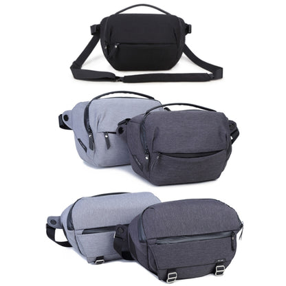 XIUJIAN Crossbody Waterproof Lightweight SLR Camera Bag, Color: 5L Light Gray - Camera Accessories by XIUJIAN | Online Shopping UK | buy2fix